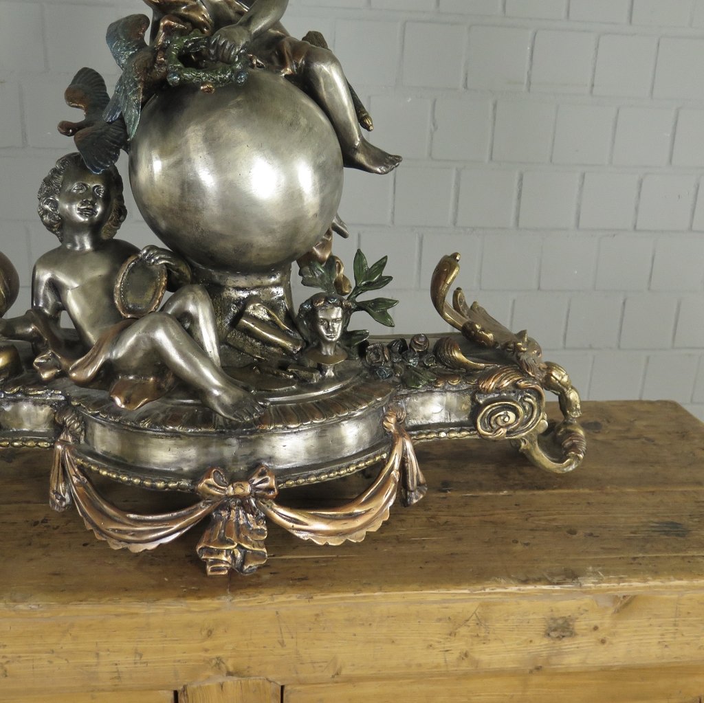 Skulptur Dekoration Putten Bronze 0,64 m