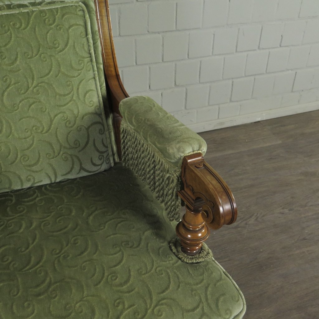Set Sessel Gründerzeit 1880 Nussbaum