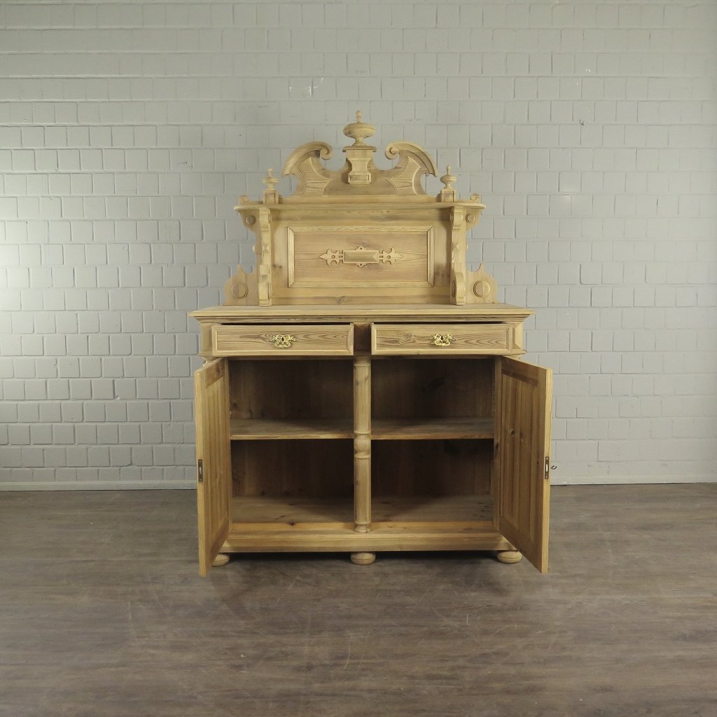 Buffetschrank Schrank Gründerzeit 1880 Kiefer