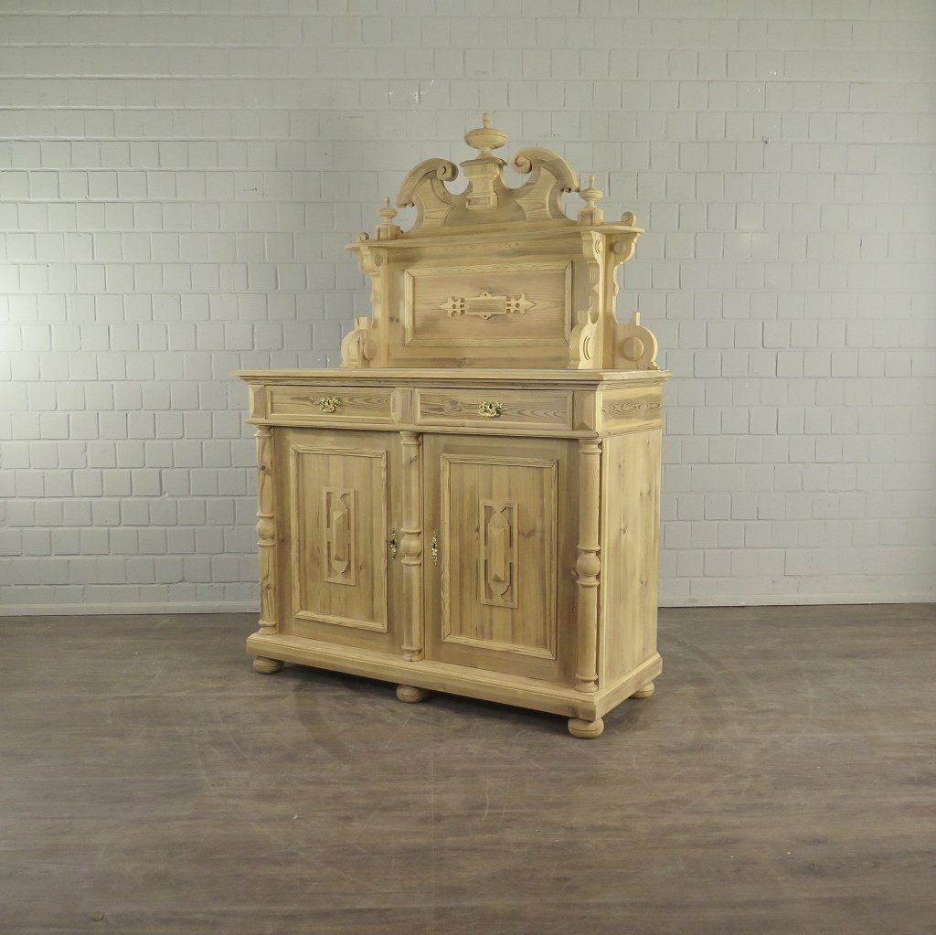 Buffetschrank Schrank Gründerzeit 1880 Kiefer