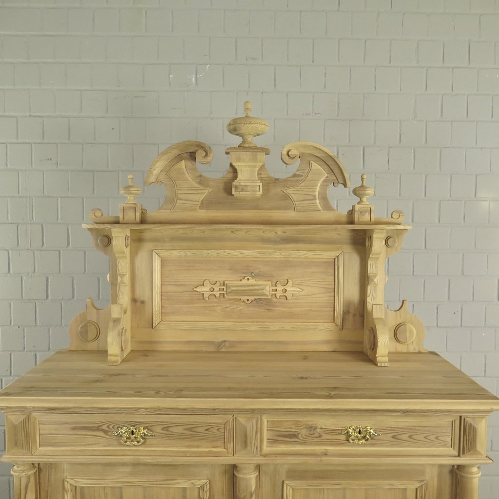 Buffetschrank Schrank Gründerzeit 1880 Kiefer
