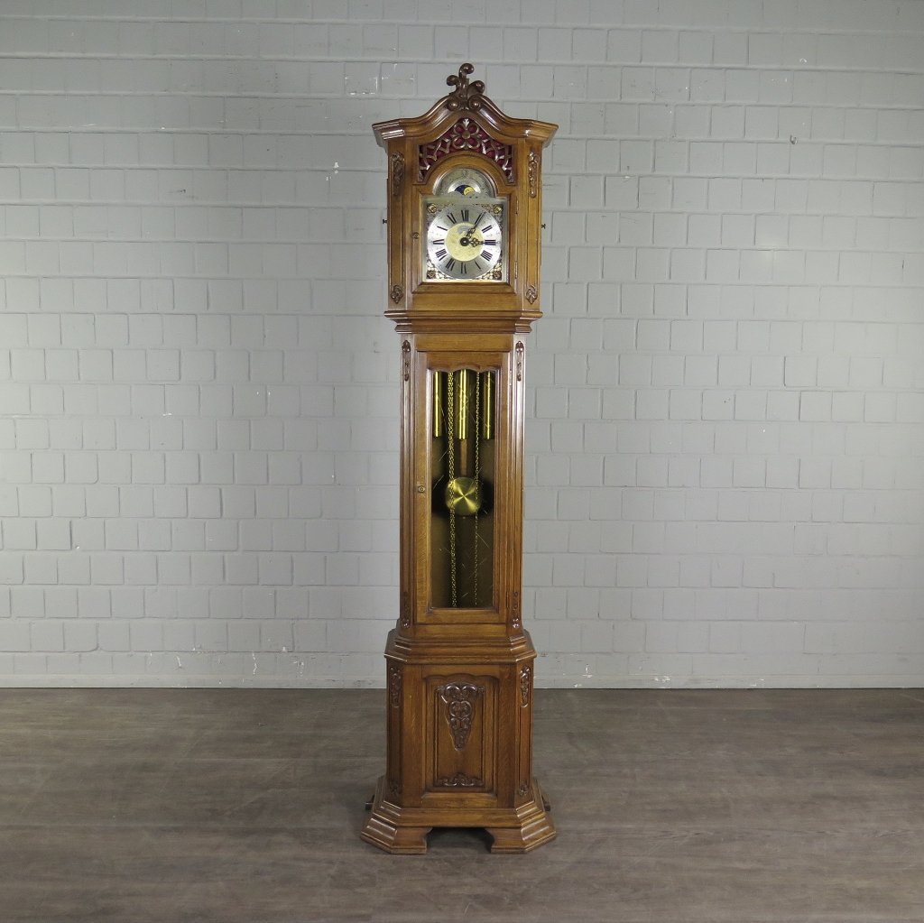 Standuhr Uhr Warmink Eiche Westminster