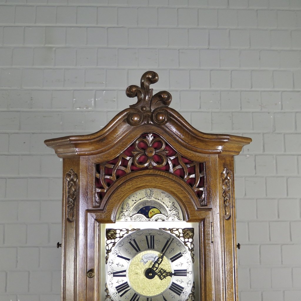 Standuhr Uhr Warmink Eiche Westminster