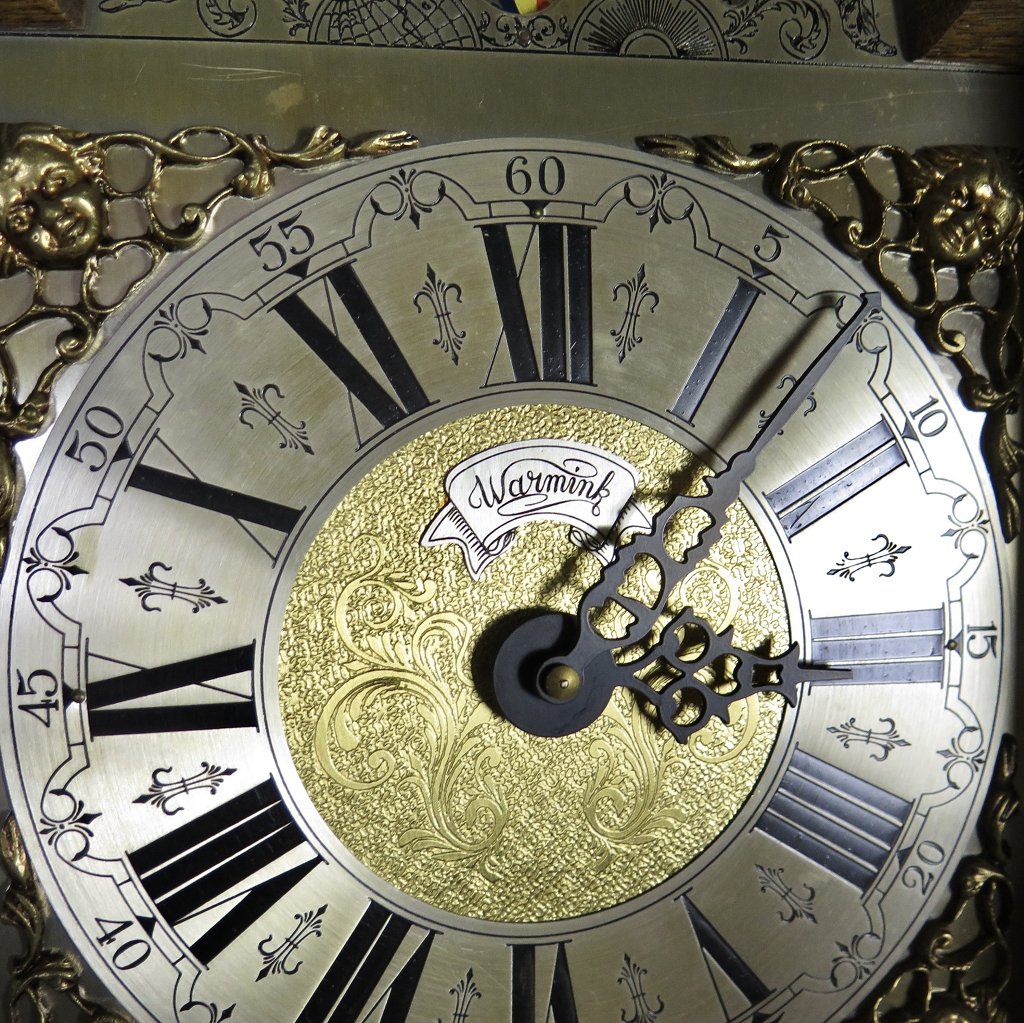 Standuhr Uhr Warmink Eiche Westminster