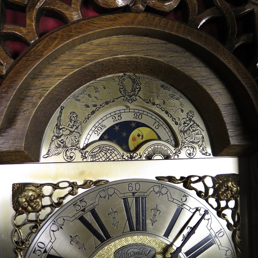 Standuhr Uhr Warmink Eiche Westminster