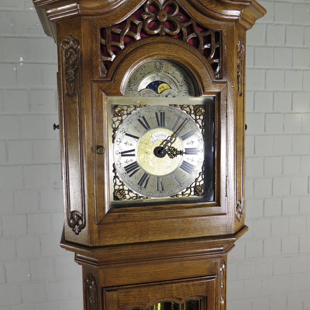 Standuhr Uhr Warmink Eiche Westminster