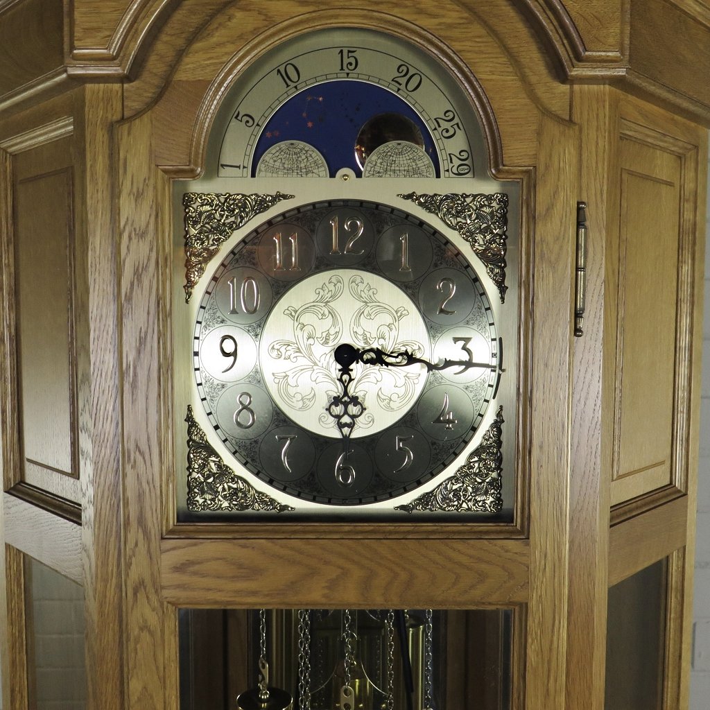 Standuhr Uhr Warmink Eiche Westminster