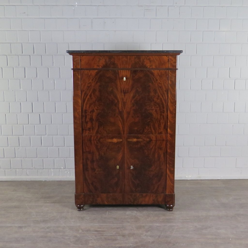 Sekretär Biedermeier 1850 Mahagoni