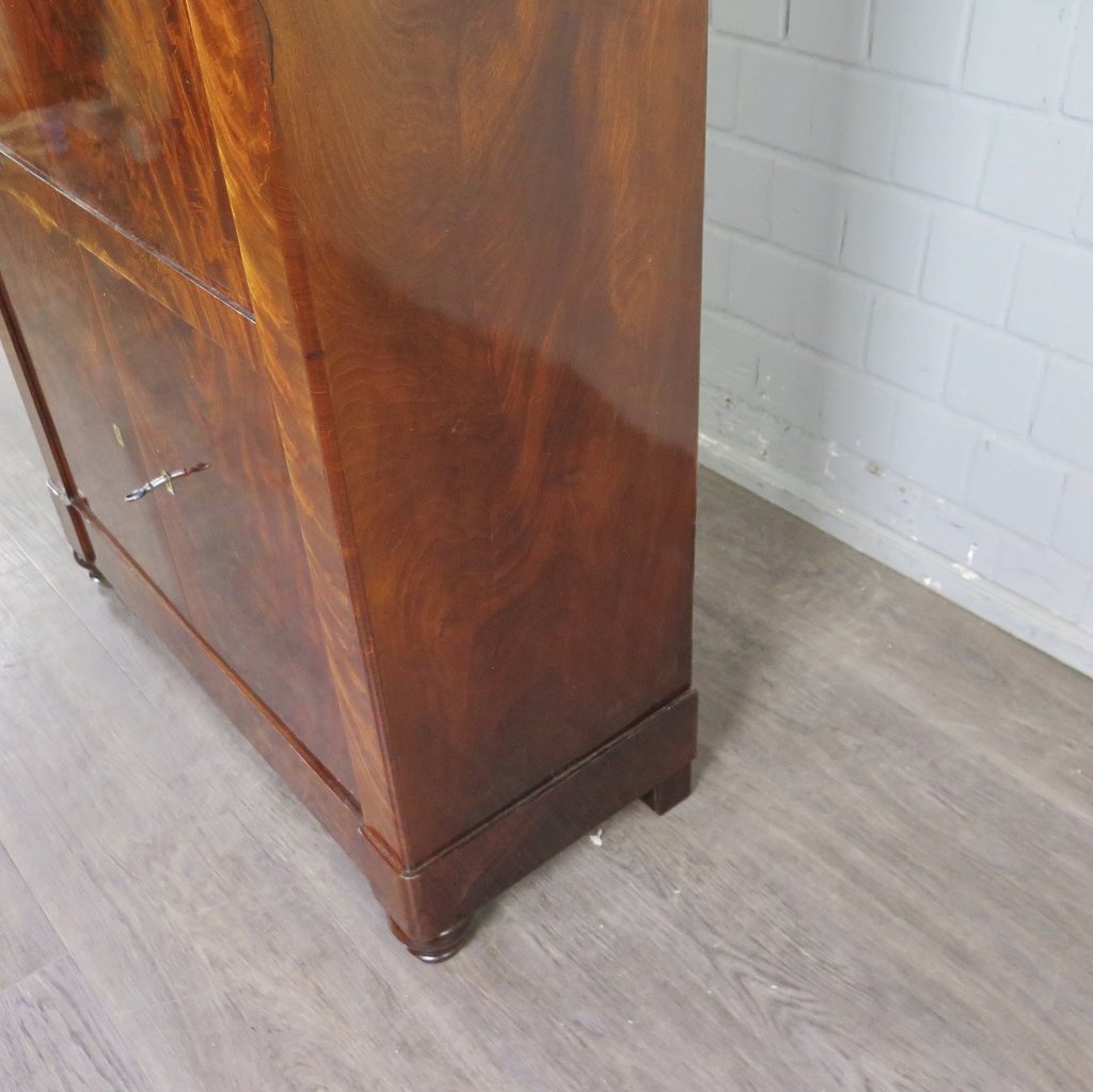 Sekretär Biedermeier 1850 Mahagoni
