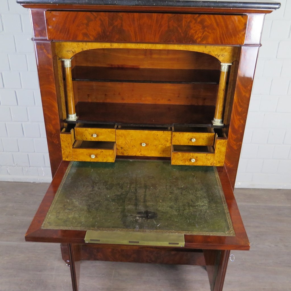 Sekretär Biedermeier 1850 Mahagoni