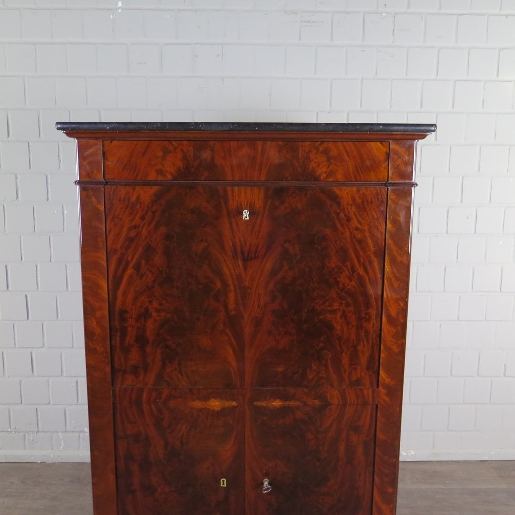 Sekretär Biedermeier 1850 Mahagoni