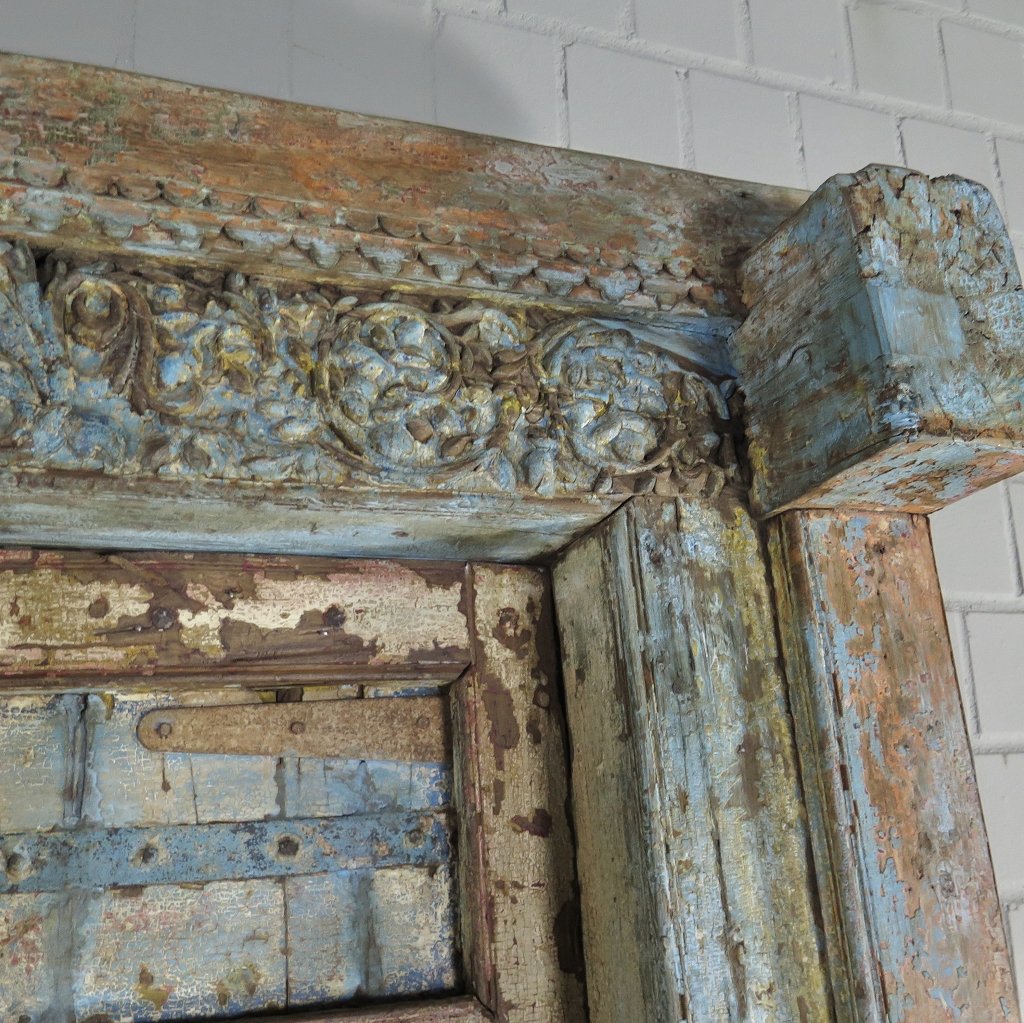 Tür Eingangstür Haustür 1880 Teakholz