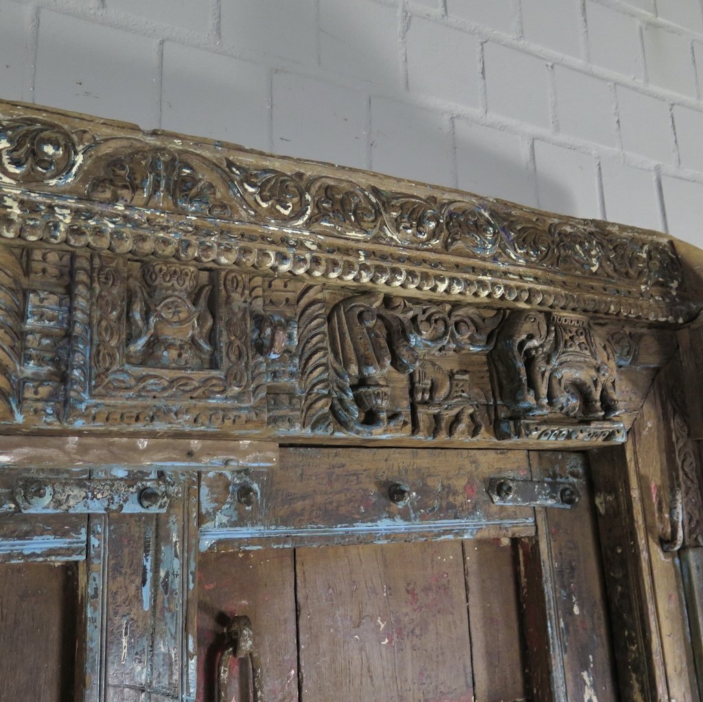 Tür Eingangstür Haustür 1880 Teakholz