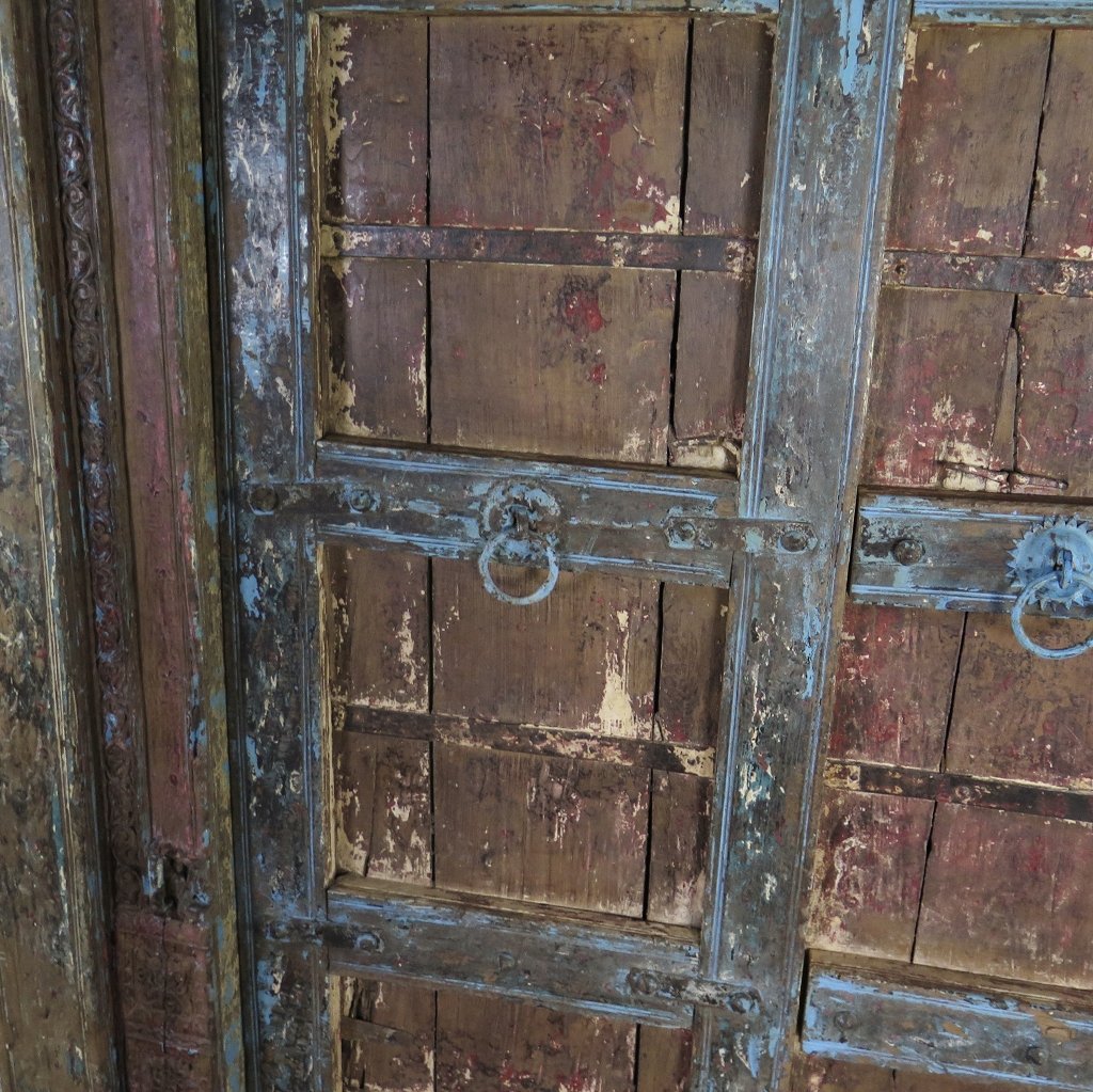 Tür Eingangstür Haustür 1880 Teakholz