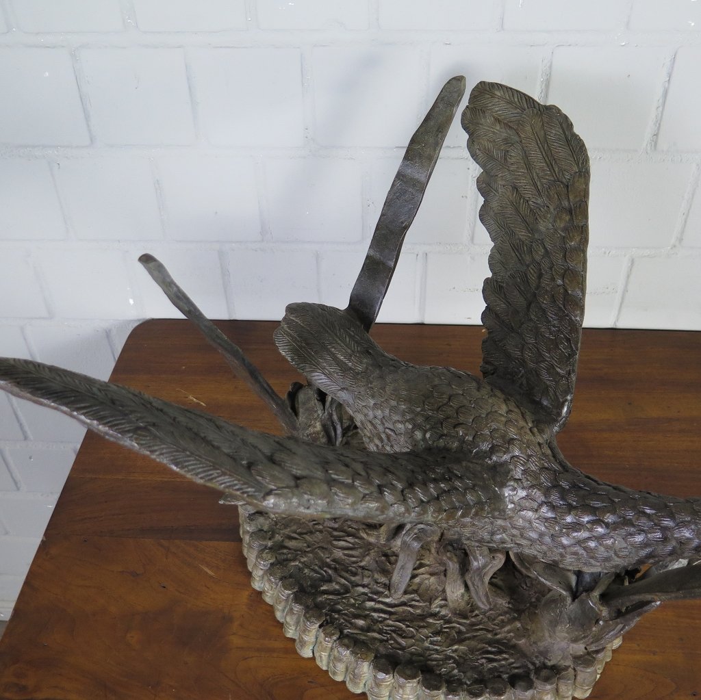 Wasserspeier Gans Bronze 0,40 m
