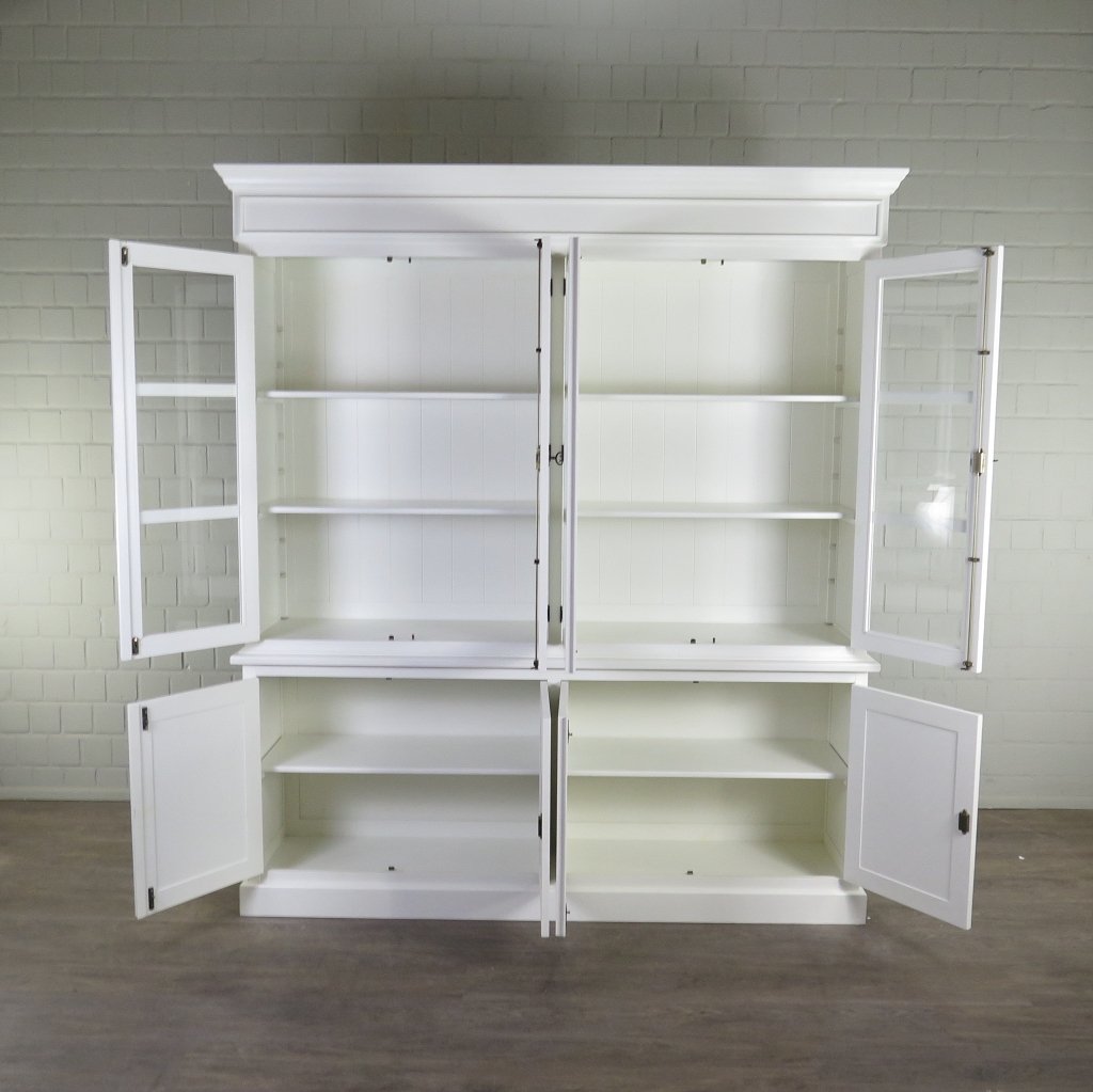 Vitrine Bücherschrank 2,05 m Kiefer