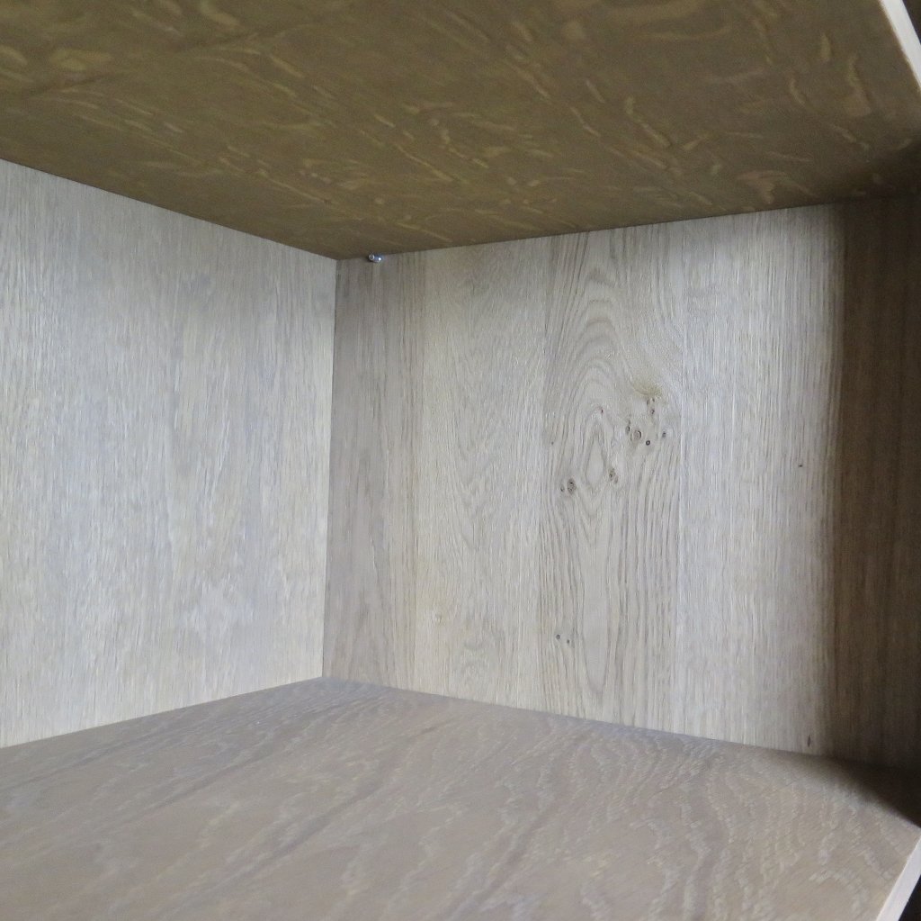 Vitrine Bücherschrank Eiche 0,88 m