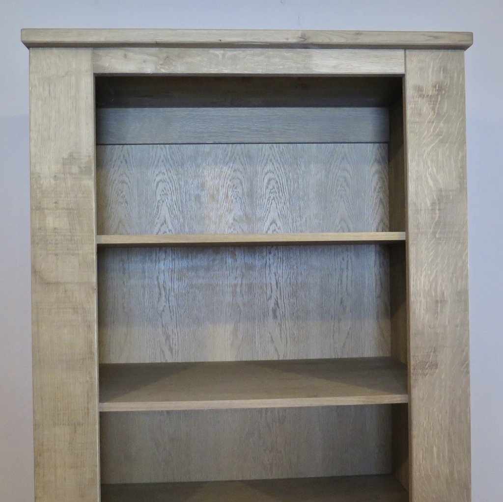 Vitrine Bücherschrank Eiche 0,88 m