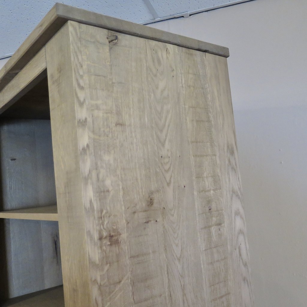 Vitrine Bücherschrank Eiche 0,88 m