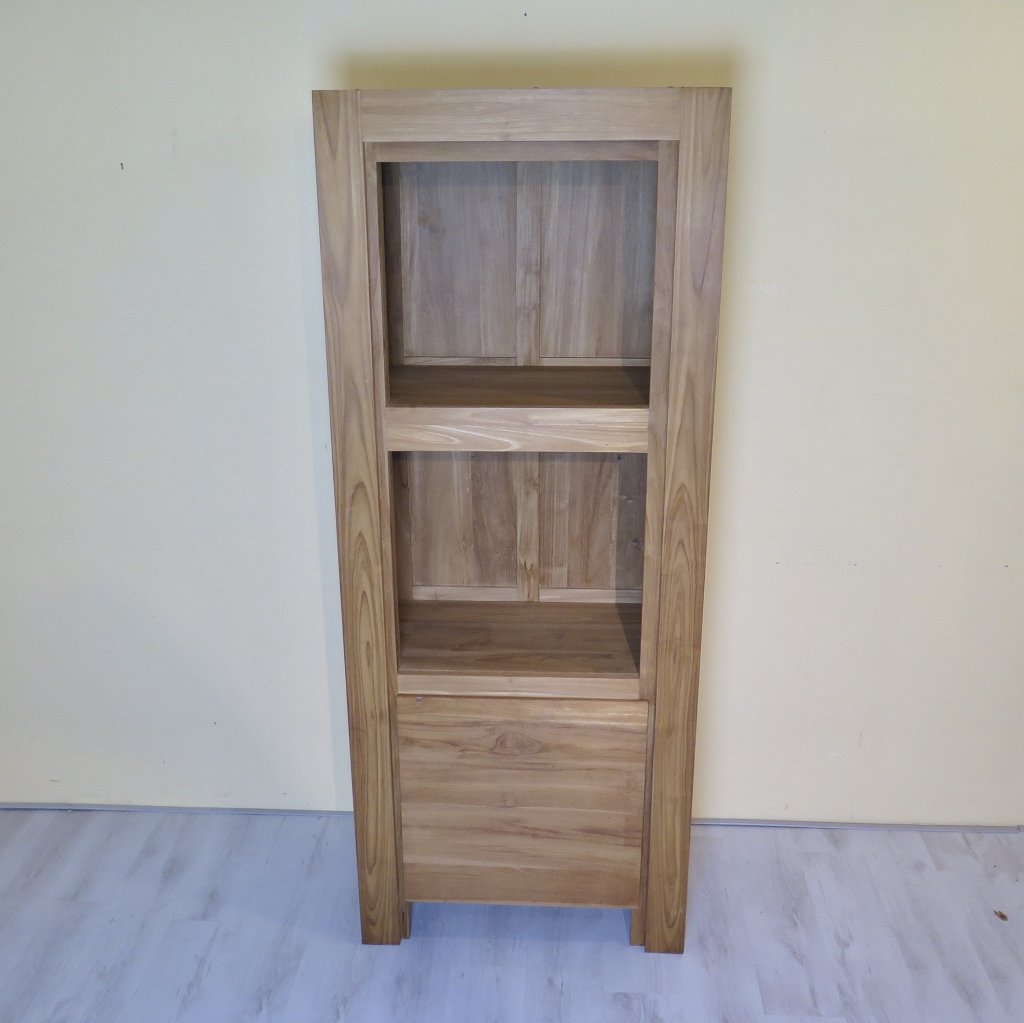 Schrank Bücherregal Teakholz 0,84 m