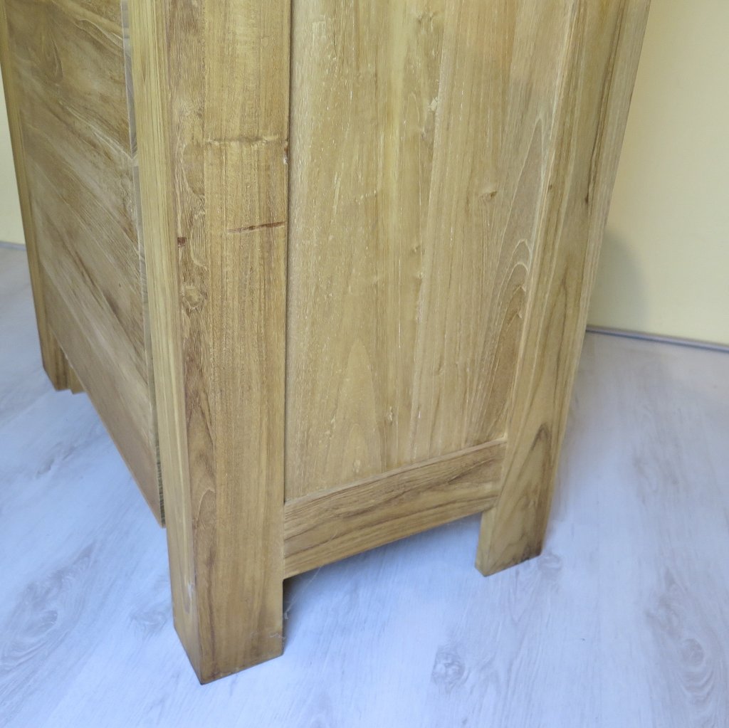 Schrank Bücherregal Teakholz 0,84 m