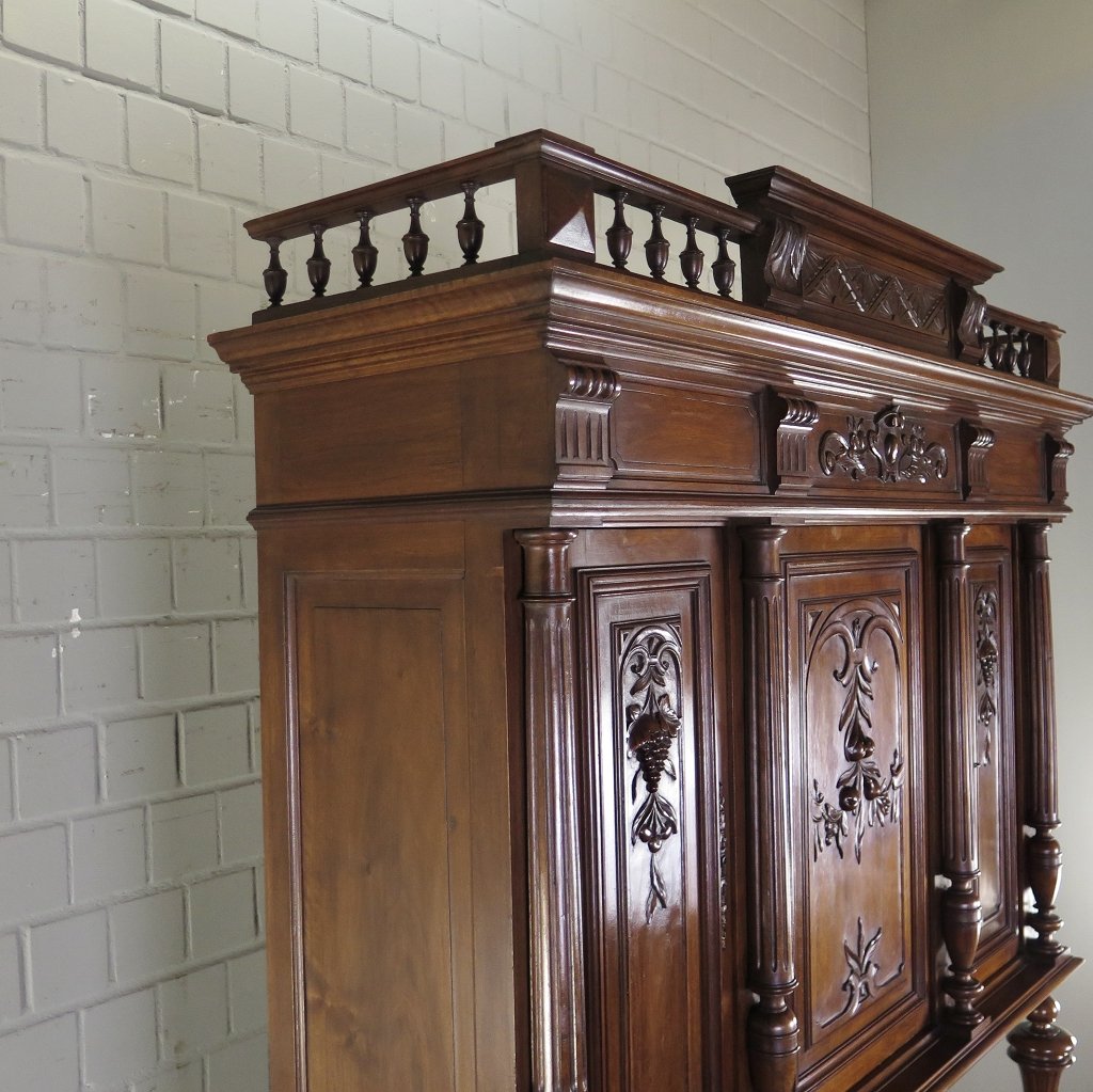 Buffetschrank Schrank Gründerzeit 1880 Eiche