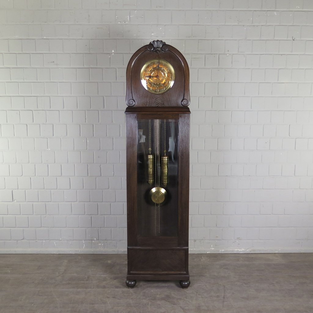 Standuhr Uhr Jugendstil 1910 Eiche