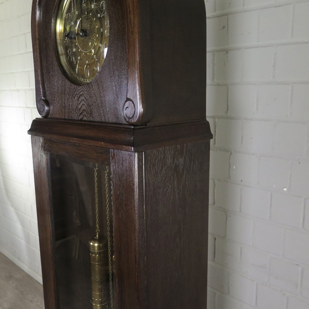 Standuhr Uhr Jugendstil 1910 Eiche