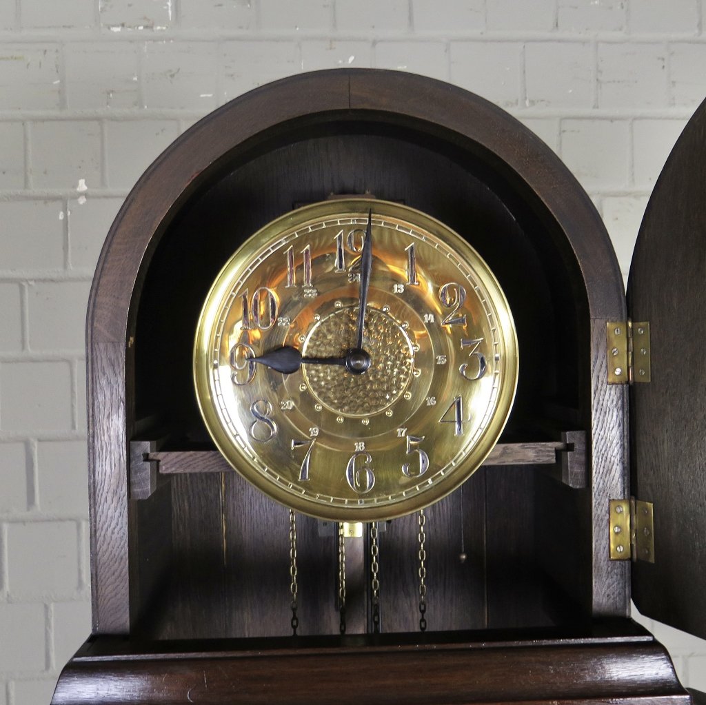 Standuhr Uhr Jugendstil 1910 Eiche