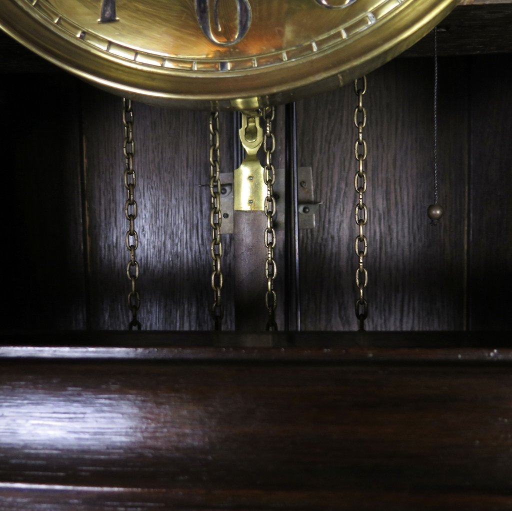 Standuhr Uhr Jugendstil 1910 Eiche