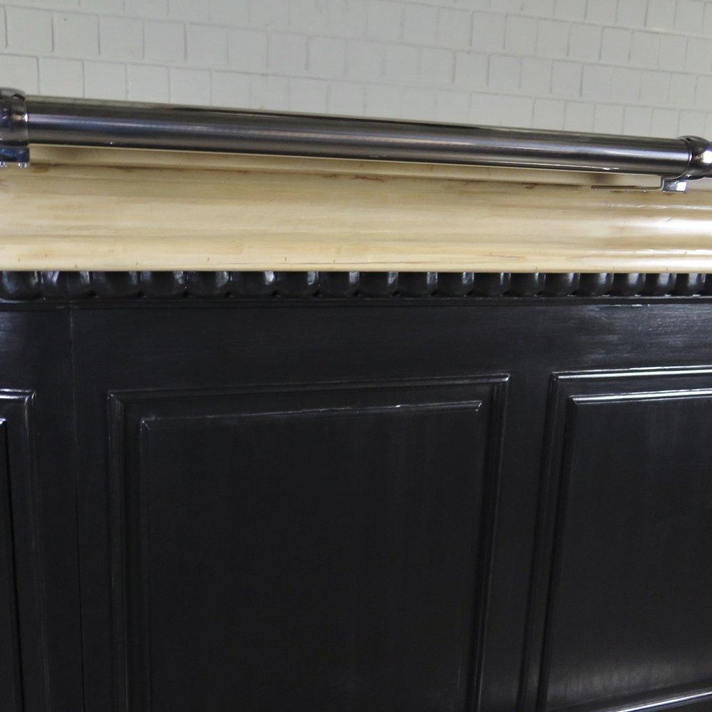 Englische Bar Theke Tresen Massivholz 2,76 m