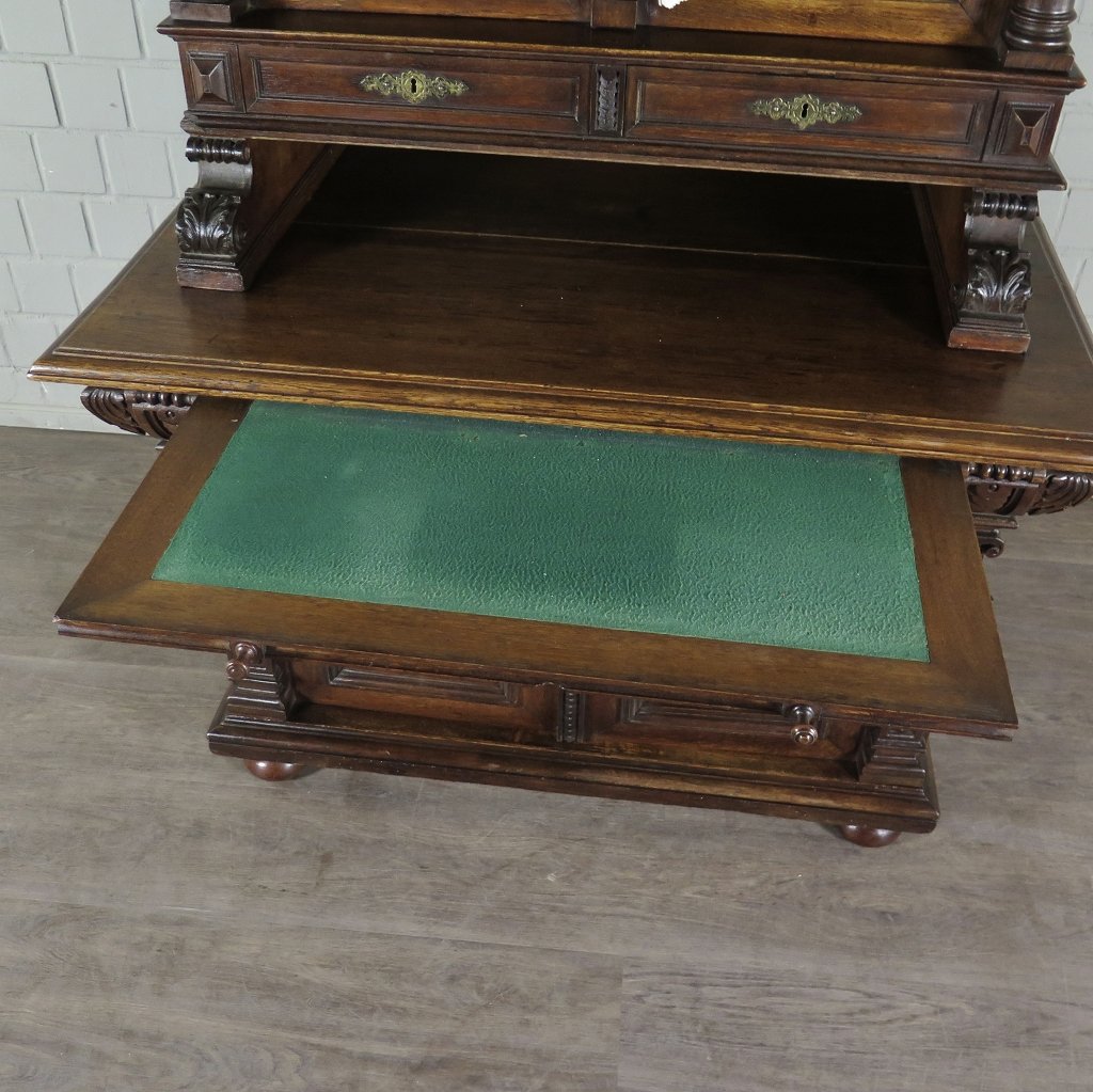Buffetschrank Schrank Gründerzeit 1880 Eiche