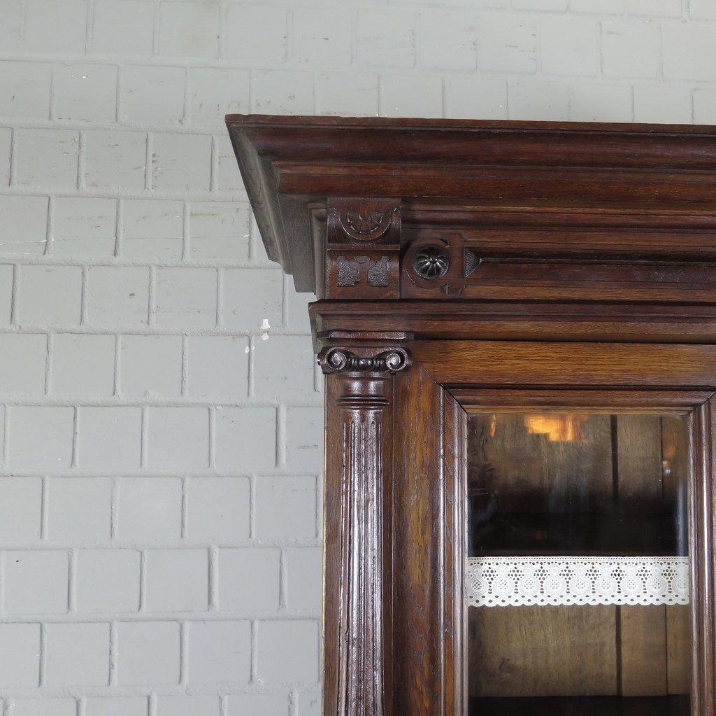 Buffetschrank Schrank Gründerzeit 1880 Eiche