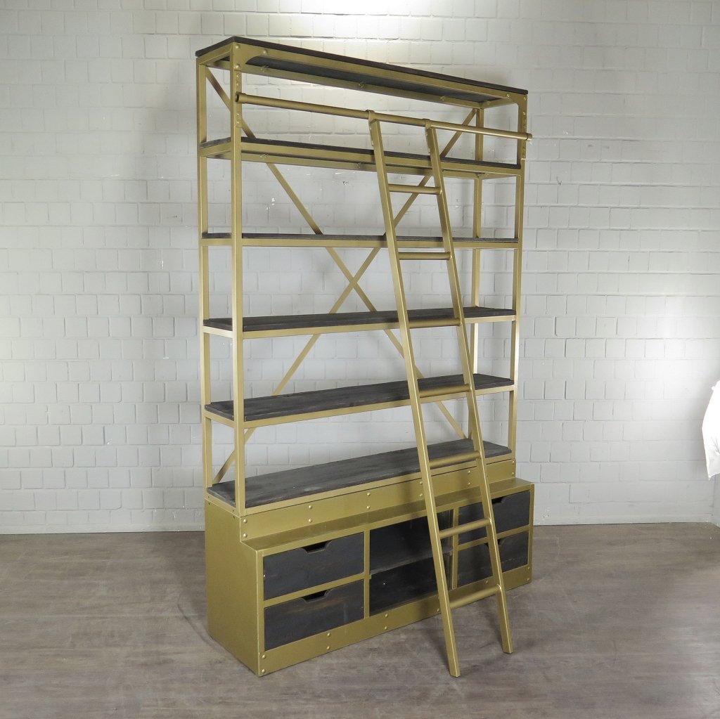 Regal Bücherregal Massivholz 1,61 m