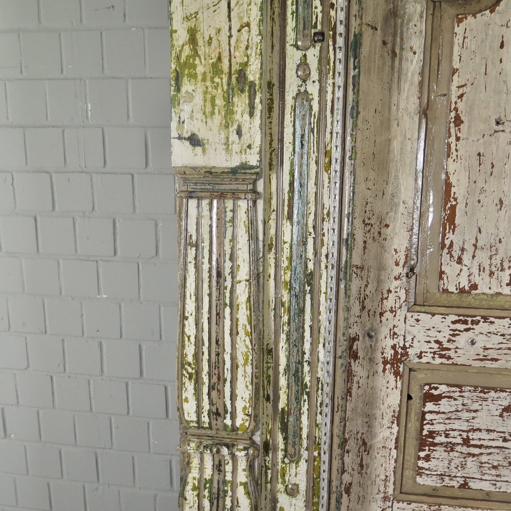 Tür Eingangstür Haustür 1880 Teakholz
