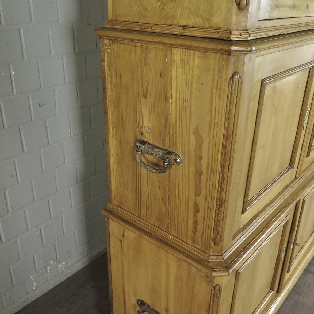 Stapelschrank Schrank Kleiderschrank Louis Philippe 1860 Kiefer