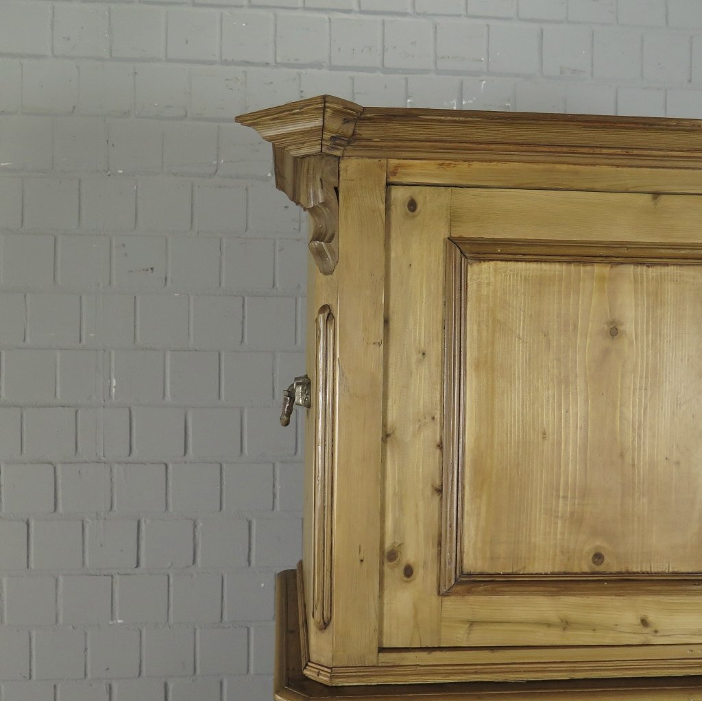 Stapelschrank Schrank Kleiderschrank Louis Philippe 1860 Kiefer