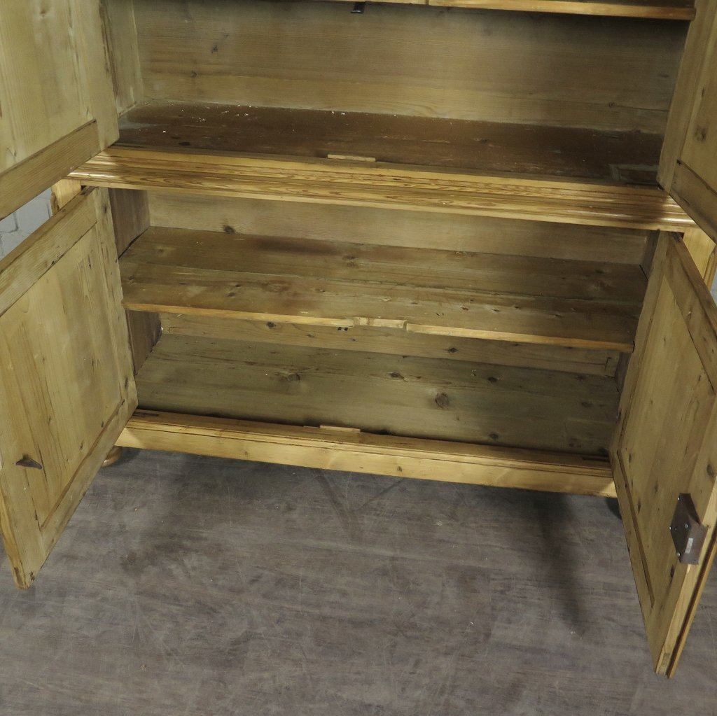 Stapelschrank Schrank Kleiderschrank Louis Philippe 1860 Kiefer