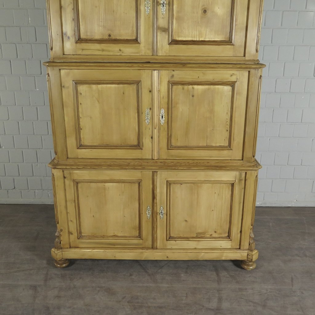 Stapelschrank Schrank Kleiderschrank Louis Philippe 1860 Kiefer