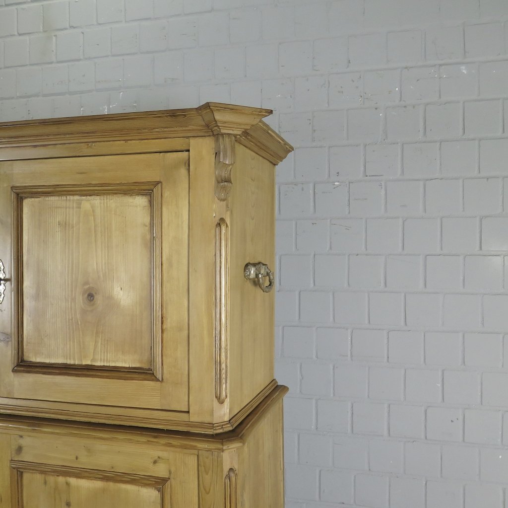 Stapelschrank Schrank Kleiderschrank Louis Philippe 1860 Kiefer