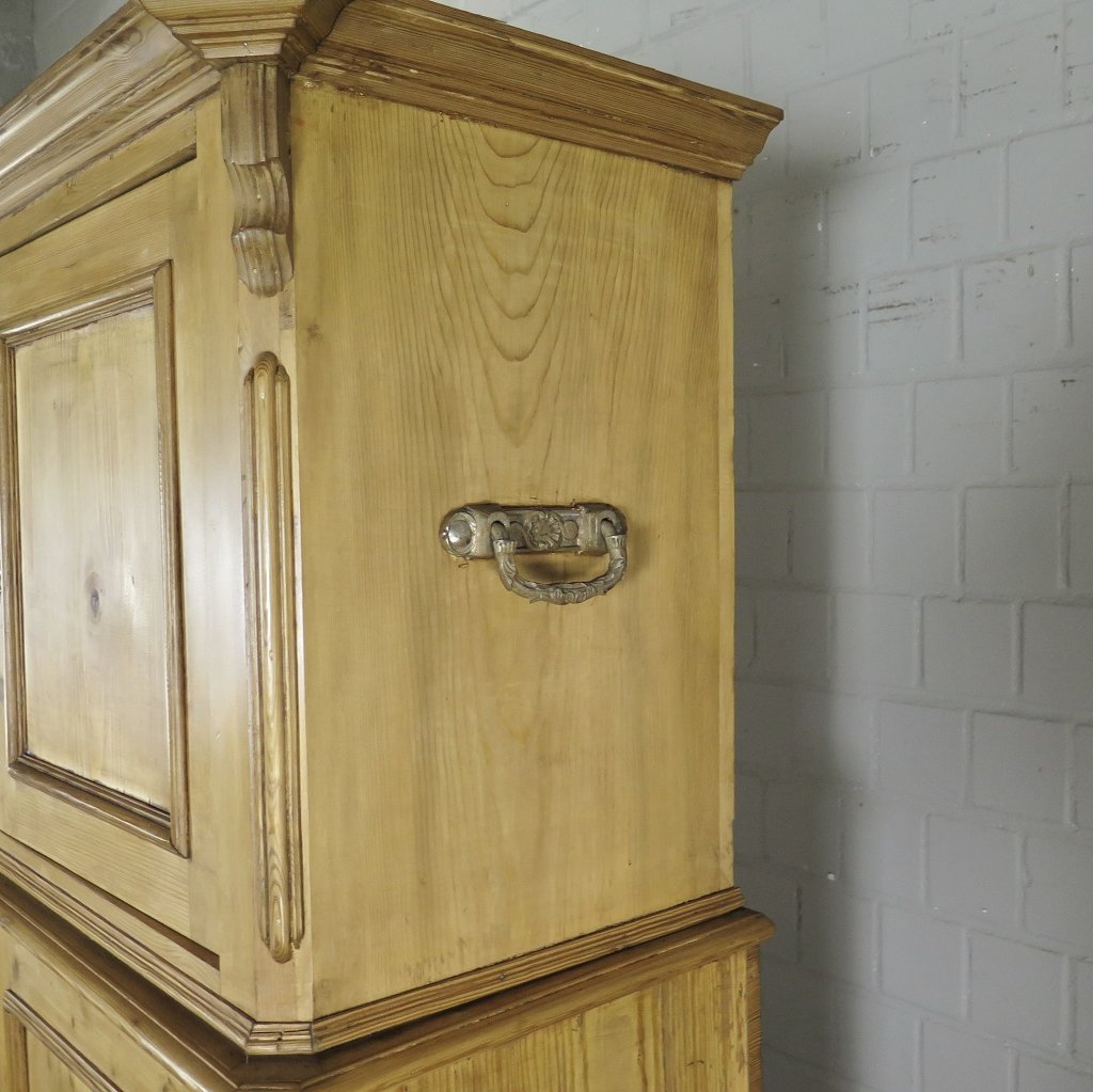 Stapelschrank Schrank Kleiderschrank Louis Philippe 1860 Kiefer