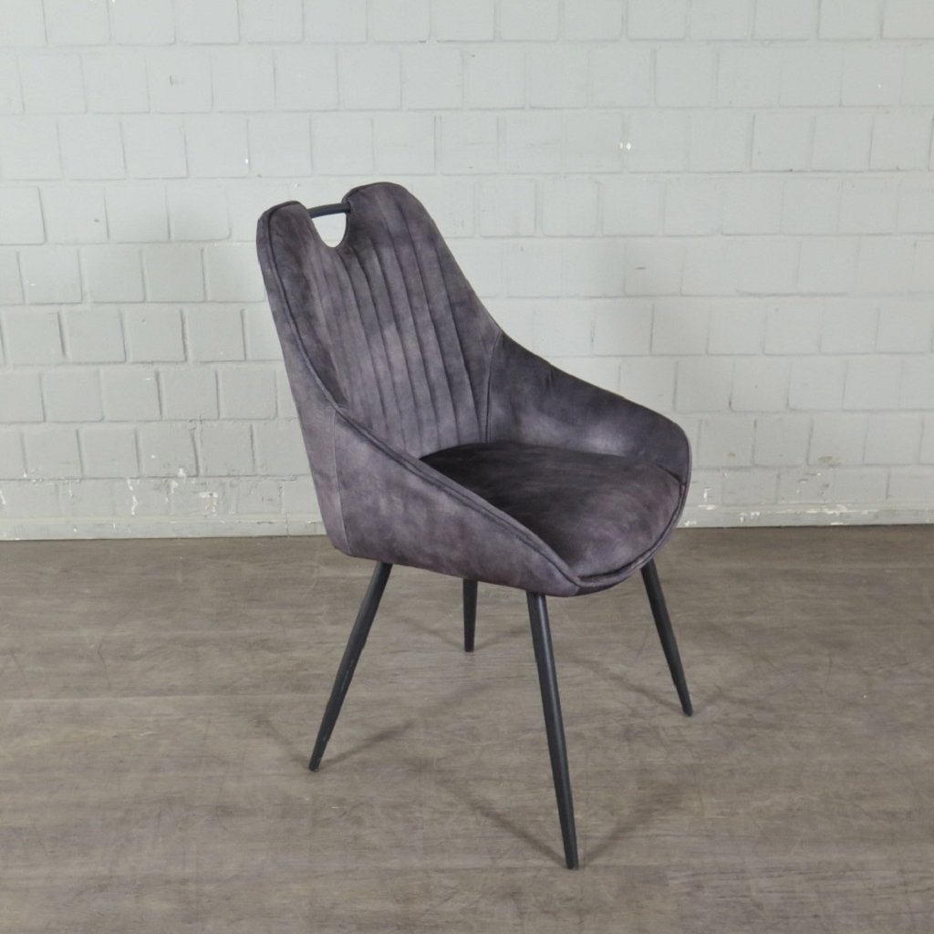 Retro Design Stuhl Esszimmerstuhl Grau Setpreis