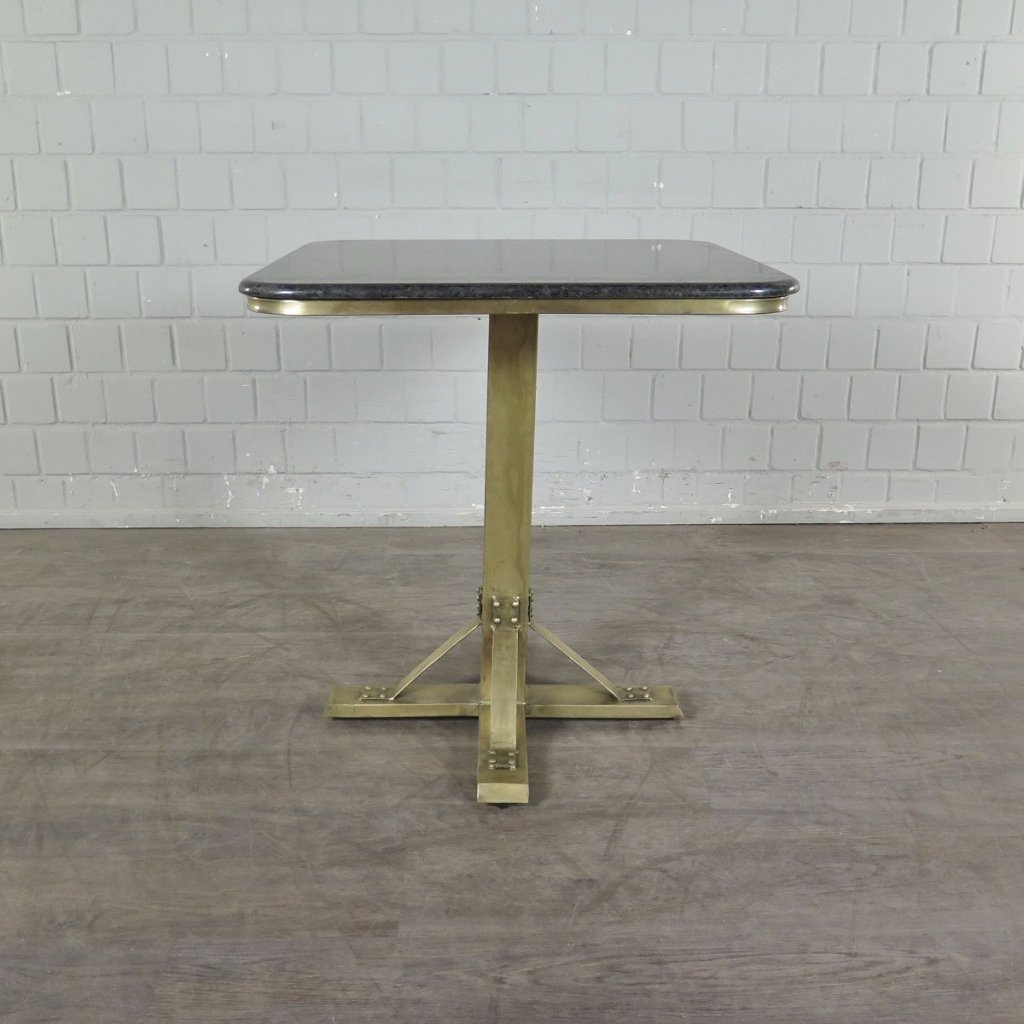 Bistrotisch Tisch Ø 0,71 m Granitplatte