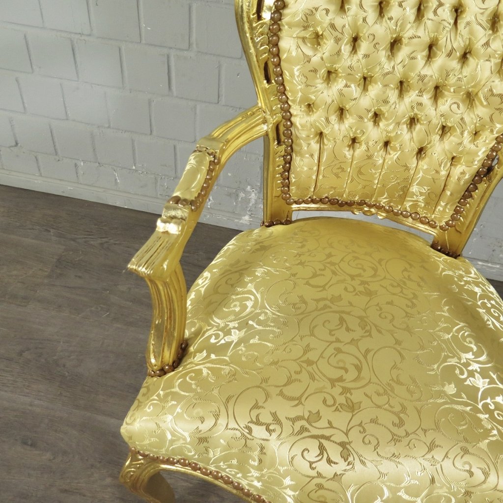 Barockstuhl Stuhl Gold Setpreis 