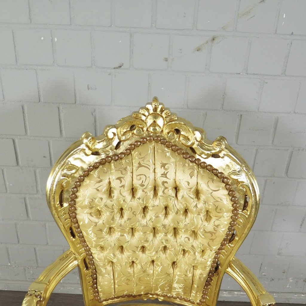 Barockstuhl Stuhl Gold Setpreis 