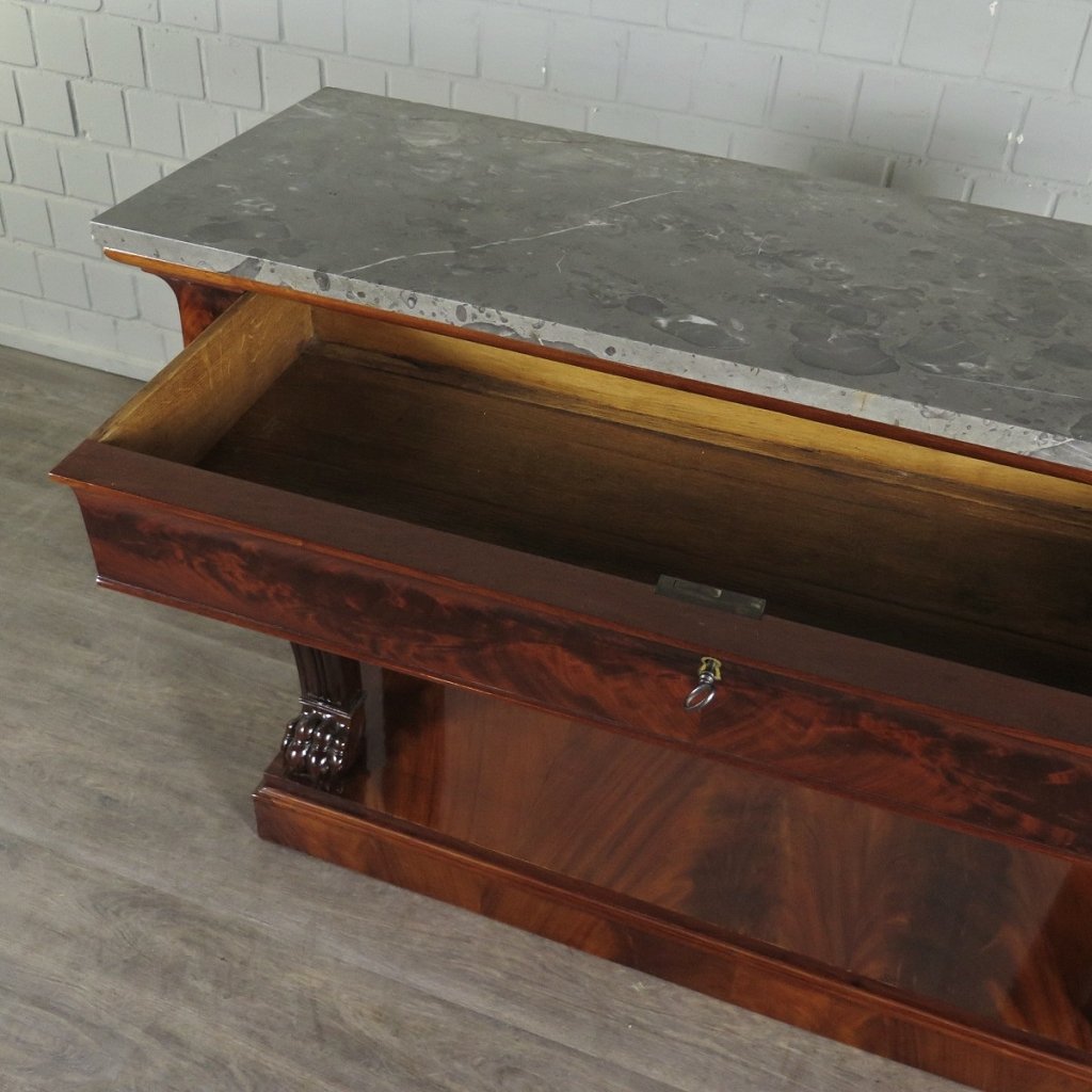 Wandtisch Konsolentisch Biedermeier 1820 Mahagoni