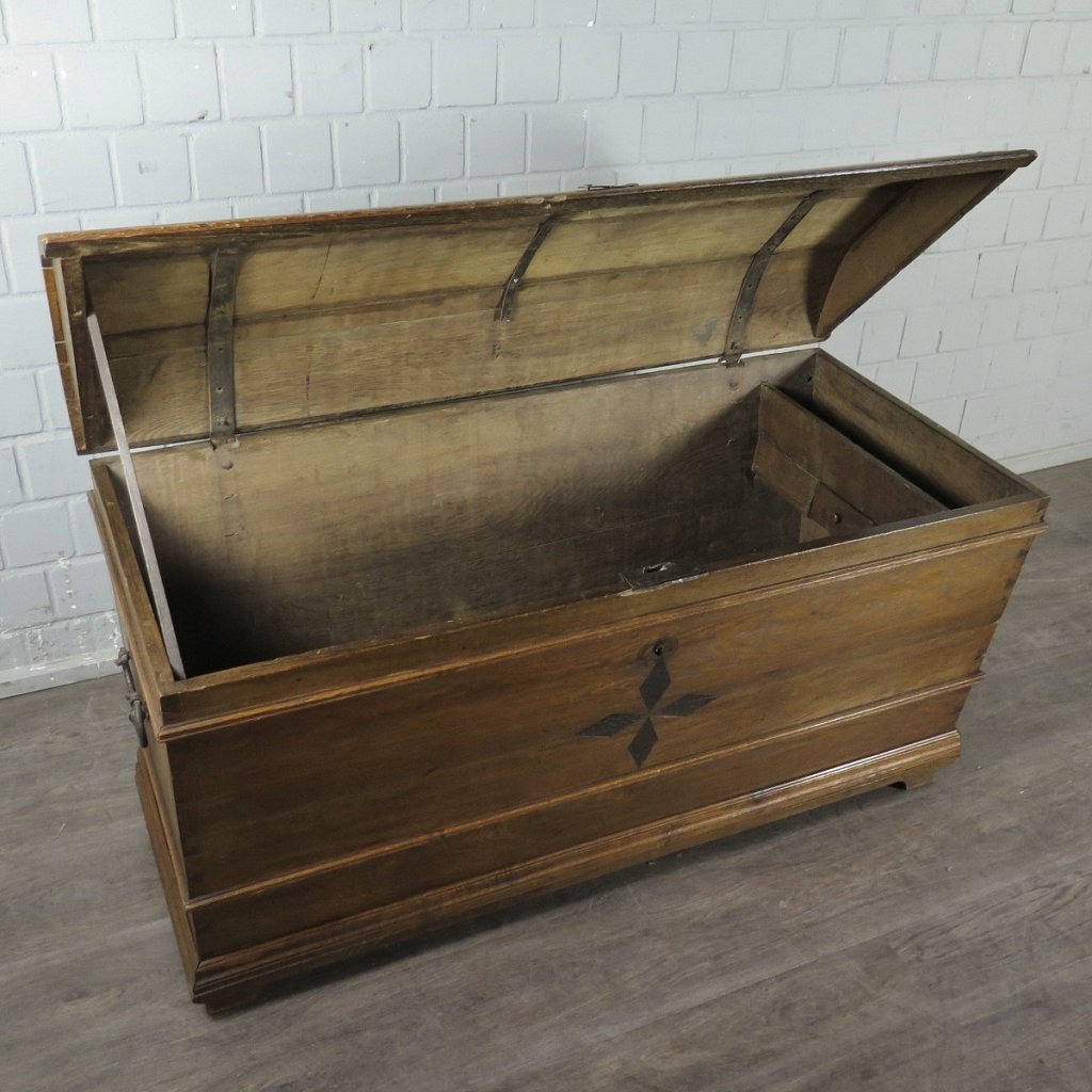 Truhe Antik 1800 Eiche