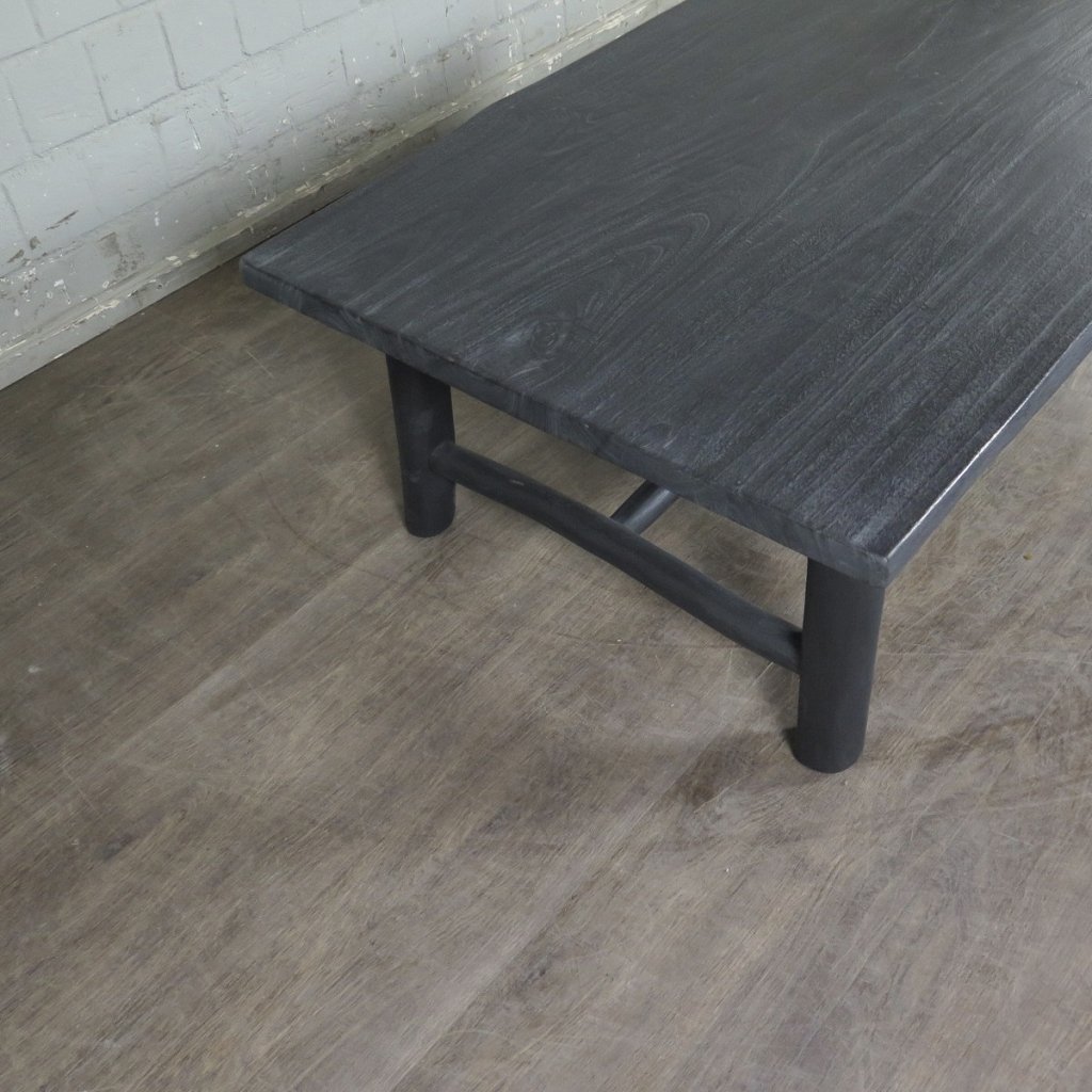 Couchtisch Landhausstil Schwarz 1,30 m x 0,70 m
