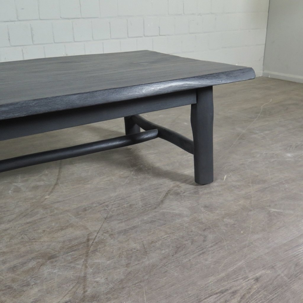 Couchtisch Landhausstil Schwarz 1,30 m x 0,70 m