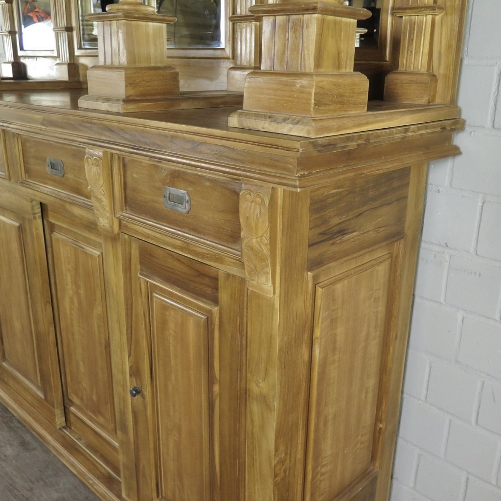 Englische Bar Theke Teakholz 2,00 m